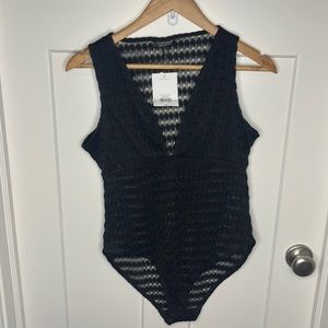 NWT top shop lace bodysuit size 8